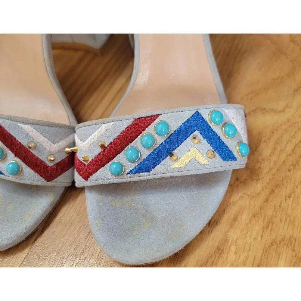 Stuart Weitzman Sandals In Sky Blue 7
